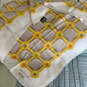 Boutique Moschino original silk scarf